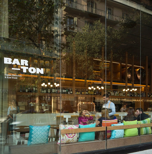 Идея дизайна для ресторана или бара - Ресторан Barton - Фото