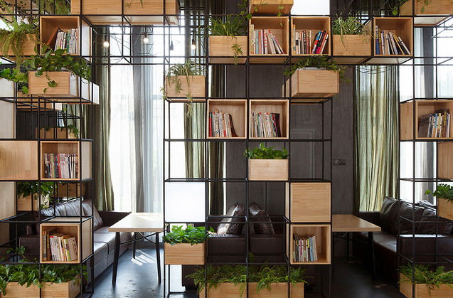 Дизайн Кафе с живыми растениями - Home Cafe