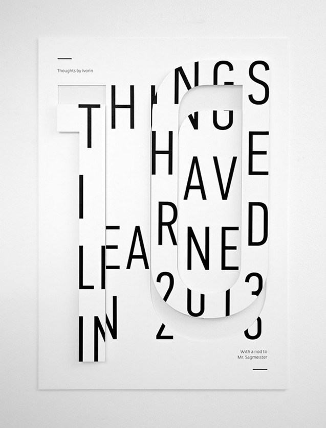 Лучшие постеры с типографикой